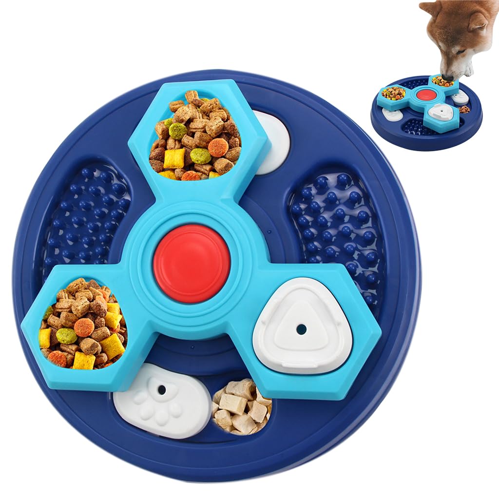 Qpets Lick Pads for Dogs featuring Anti Slip Suction Cups with 20CM Food Grade Silicone | 7.9in Square Slow Feeding Mat for Bathing and Grooming