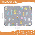 Qpets Pee Pads for Dogs 60x45CM with Multi Layer Leak Proof Design and Non Slip Bottom