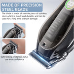 Qpets Electric Dog Hair Trimmer Kit with 4 Guide Combs 0.8–2.0mm Adjustable Blade | Cordless USB Pet Grooming Set