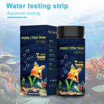 Qpets PH Water Testing Strips for Aquarium and Drinking Water with 7 in 1 Indicators | 100 Count