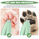 Qpets® Dog Paws Hair Trimmer USB Cordless Dog Hair Trimmer with UV & LED Light Paw Trimmer Pet Fine Hair Trimmer for Hair Around Paws, Buttocks, Wounds, for Dog, Cat, Small Pet