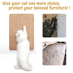 Cat Scratcher Mat 30 x 60 cm Sisal Hemp Cat Scratcher Mat Anti-Slip Cat Scratcher Floor Pad Cat Bed Liner Durable Sisal Hemp Cat Scratcher Mat Sofa Protection