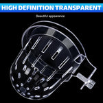 Qpets Hydroponic Plant Pot for Fish Tanks with Screw-Fixed Design and Transparent PC Material
