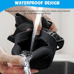 Qpets Dog Treat Pouch for Outdoor Training with Magnetic Closure and Waterproof Silicone | Removable Waist Belt