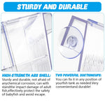 Qpets Aquarium Fish Breeding Box for Fry and Isolation with 6 Suction Cups Acrylic 20.5x9.5x9.9cm