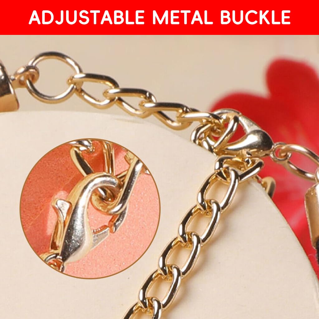 Qpets Cat Collar for Flea Prevention with 38–46 cm Adjustable Fit and Camphor Wood Balls | Red Bell Design