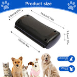 Qpets Pet Care Brush for Dogs featuring Zig Zag Teeth and Anti Slip Handle | 146x68mm ABS Grooming Comb