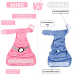 Qpets Female Dog Diapers for Heat Cycles with Reflective Strip and Elastic Waist 12.5–18.5 in