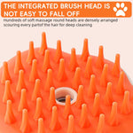 Qpets Cat Grooming Brush for Dry and Wet Use with Built In Mist Sprayer and Soft Silicone Bristles | USB Rechargeable Electric Comb for Cats and Dogs