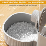 Qpets Auto Cat Feeder with 1200ml Food & 520ml Water Bowls featuring Gravity Feed System | Cage Mounted for Small Pets