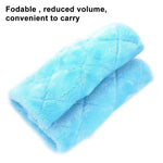 Qpets Winter Birds Nest for Parakeet and Cockatoo featuring Plush Hammock Hideaway 24×15×18 cm Blue