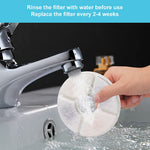 Qpets Cat Water Fountain Filter Replacement 12PCS for 81OZ 2.4L Fountain with Triple Filtration System | Activated Carbon Washable Filters