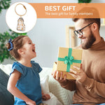 Qpets Cat Fur Keepsake Charm for DIY Pet Memory Display with Clear Capsule & Golden Clasp | Cute Cat Design for Bag or Keyring