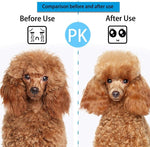 Qpets Slicker Dog Comb for Grooming and Loose Fur Cleaning with 7.48 in Head | Self-Cleaning Brush for Dogs and Cats