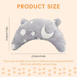 Qpets Pet Pillow for Cats and Dogs with Glow in the Dark Star Design 24x20cm 3pcs | Soft Plush Cushion for Comfortable Sleep