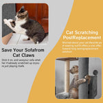 Qpets Cat Scratch Pad for Furniture Protection with Self Adhesive Backing 30×100cm Grey