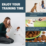 Qpets Pet Treat Pouch Portable Silicone Snack Pack for Dog Training and Outdoor Use