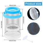 Qpets Floating Breeder Box for Fish Tank with 10cm Double Layer Design and Foam Collar | Clear Incubator for Fry Isolation