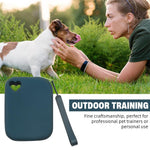 Qpets Pet Treat Pouch Portable Silicone Snack Pack for Dog Training and Outdoor Use