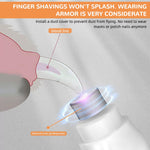 Qpets Dog Nail Grinder with Diamond Grinding Wheel and Dual Slot Safety Cap | 3-Speed USB Rechargeable Design