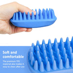 Qpets Dog Brush for Bathing and Grooming featuring Soft TPE Material | Easy to Clean