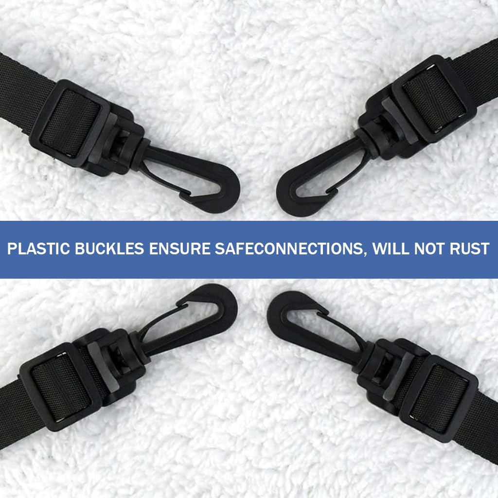 Qpets® Pet Hammock for Cage Plush Thermal Pet Hammock Winter Warm Cat Hammock 4 Adjustable Straps Design Small Pet Double Side Print Hammock for Cage, 35x53cm