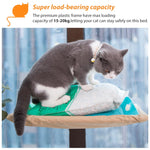 Cat Bed, Cat Hammock 30 * 54cm Cat Hammock Cozy Cat Hammock with Upgrade Safe Suction Cup, Cat Hammock for Resting Napping Cat Hanging Hammock on Wall, Window, Balcony, Bedroom