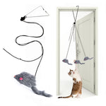 Qpets Interactive Cat Feather Wand for Playtime with Retractable Design & Safe Materials
