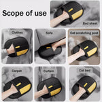 Qpets Pet Hair Removal Glove for Easy Grooming featuring Anti-Static Palm and Ventilated Mesh Fabric