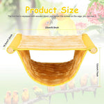 Bird Nest for Cage Hanging Bird Nest Winter Warm Bird Hammock for Cage Bird Cage Bird Nest Small Pet Bed for Parakeet Lovebird Cockatoo Finch Hamster Chinchilla Guinea Pig, Orange