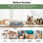 Lick Pad for Dog Cat, Food-Grade Silicone Dog Food Mat Slow Feeding Mat for Wet Food, Peanut Butter, Rectangular Lick Pad with Suction Cups, Perfect Use During Training, Bathing, Grooming