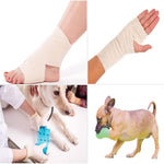 Qpets Crepe Bandage Tape Set 27PCS for Tattoo & Nail Grip with Self Adhesive Non Woven Fabric