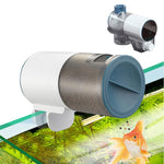 Qpets Fish Feeder with 220ml Moisture-Proof Hopper for Aquariums | 4 Timer Settings