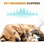 Qpets Dog Paw Hair Trimmer with 18mm Head and LED Light for Paws Ears and Butt | USB Rechargeable