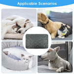 Qpets Thermal Pet Heating Pad for Beds and Crates with Anti Slip Bottom and Soft Fleece 72x115cm