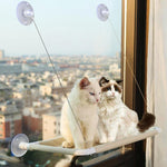 Qpets Cat Hammock 30 x 54cm for Window Resting with Upgrade Safe Suction Cup | Cozy Bed