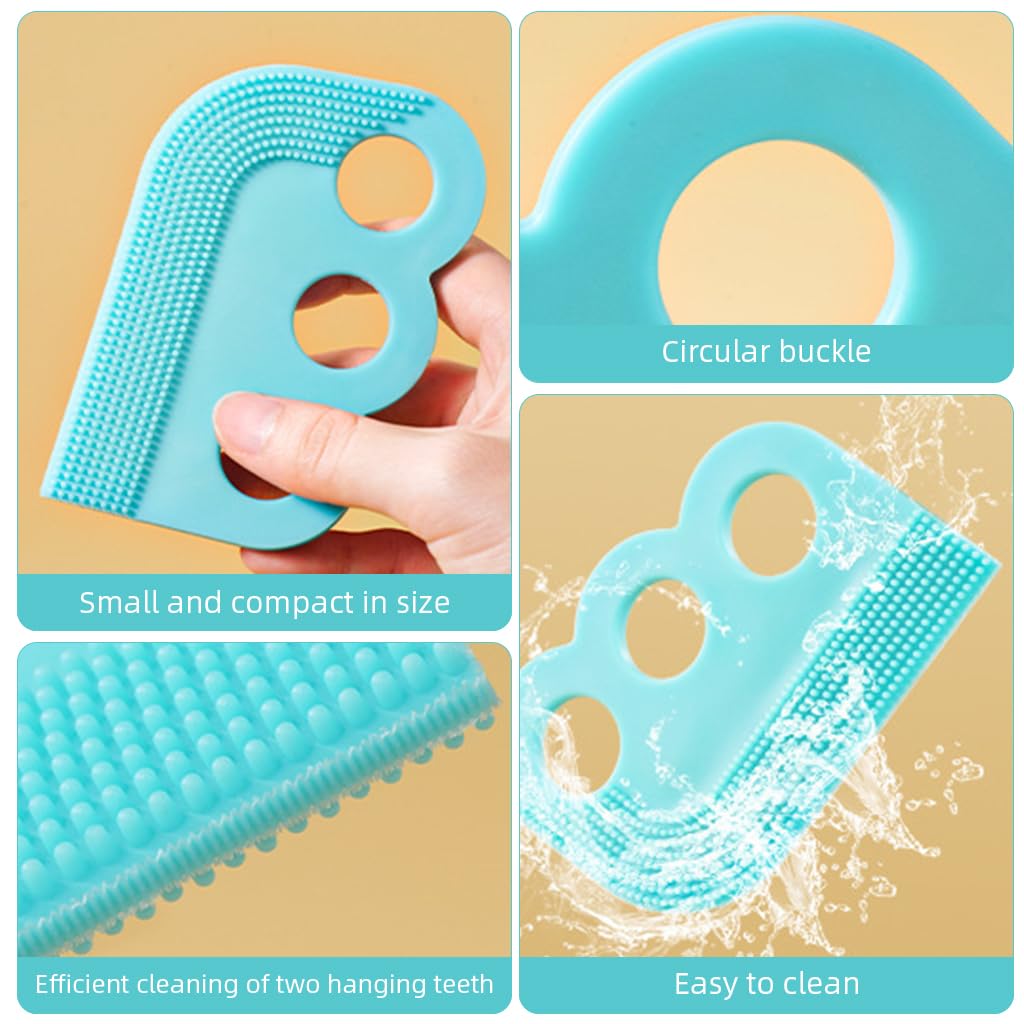 Qpets Pet Hair Remover Brush for Sofa and Carpet featuring Double Sided Soft Rubber | Easy Cleaning