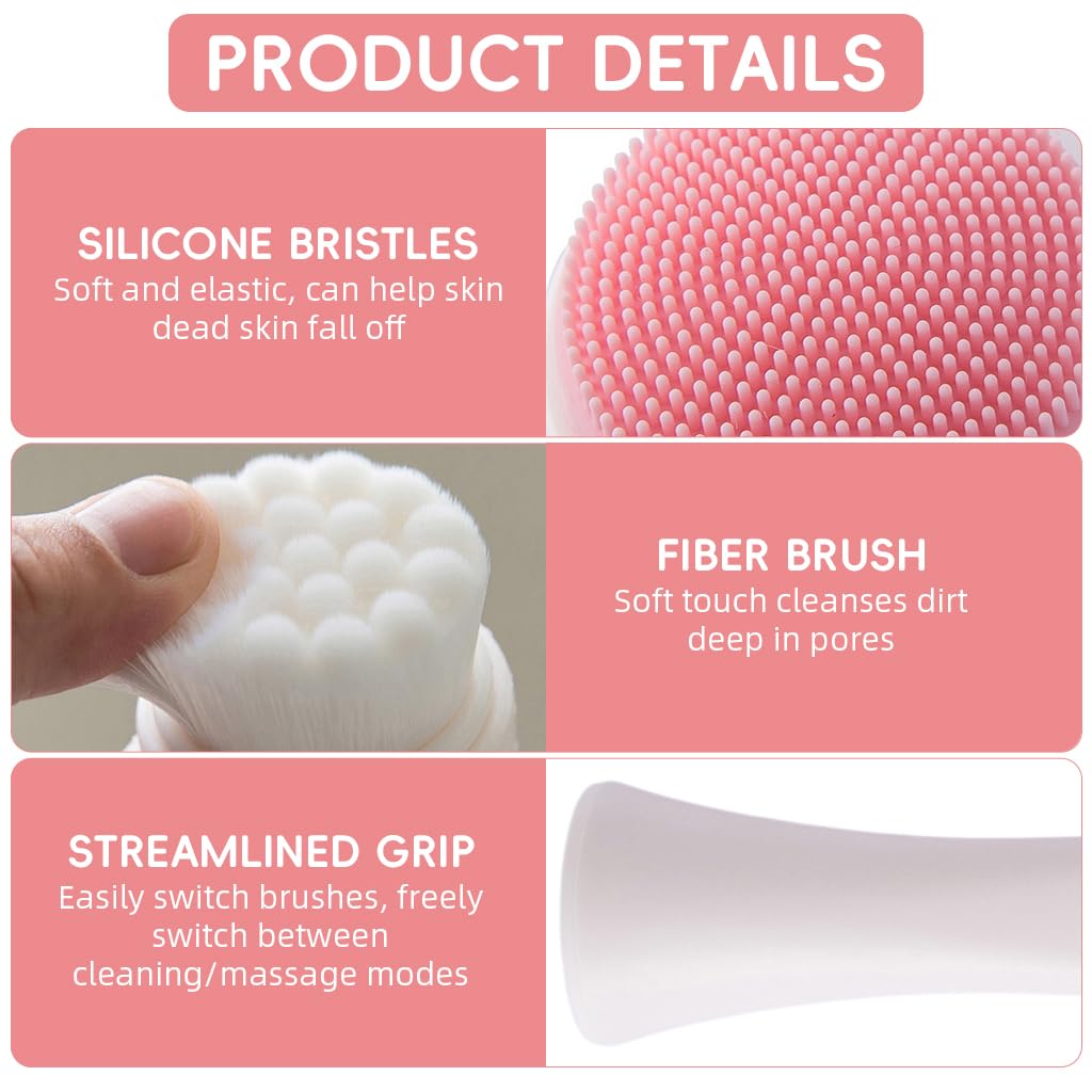 Qpets Dog Paws Cleaning Brush for Daily Paw Care with Dual Sided Bristles and Silicone Scrubber