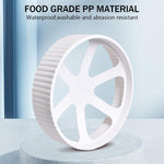 Qpets Cat Scratching Stool for Play and Rest with Teaser Ball | 40×40×10 cm Hard Cardboard Bed