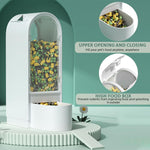 Qpets Hamster Food Feeder Set for Cage with Auto Refill and Hanging Leak-Proof Water Bottle