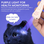 Qpets Cat Laser Pointer for Interactive Play with 5 Patterns and USB Rechargeable Design