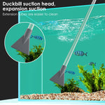 Qpets Fish Tank Cleaner for Debris Removal and Water Change featuring Hand Pump | 2.6M Pipe 3PCS