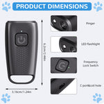 Qpets Ultrasonic Bark Guard for Dogs with 40kHz Safe Sound and USB Rechargeable Design
