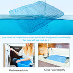 Qpets Cooling Mat for Pets with Ice Silk Fabric and Waterproof Bottom 75×60cm | Washable