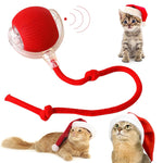 Qpets Dog Toy Ball for Cats and Dogs with Triple Play Modes and USB Rechargeable Design