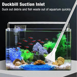 Qpets Aquarium Gravel Vacuum for Tank Cleaning with 2.2m Hose and Manual Siphon System