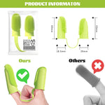 Qpets Two Finger Dog Toothbrush for Teeth Cleaning with Soft TPU Sleeve and Densed Bristles | Gentle Dental Care for Puppies and Cats