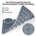 Lick Pad for Dog Cat, Food-Grade Silicone Dog Food Mat Slow Feeding Mat for Wet Food, Peanut Butter, Rectangular Lick Pad with Suction Cups, Perfect Use During Training, Bathing, Grooming