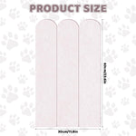 Qpets Cat Scratcher Mat for Wall Protection with Self-Adhesive Design 30x60cm PVC Felt | Decorative Fence Style