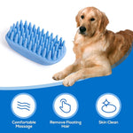 Dog Brush for Bathing, Pet Massage Brush Puppy Grooming Brush Soft Bathing and Shedding for Dogs and Cats, Dog Bath Brush Cat Cleaning Brush Pet Comb
